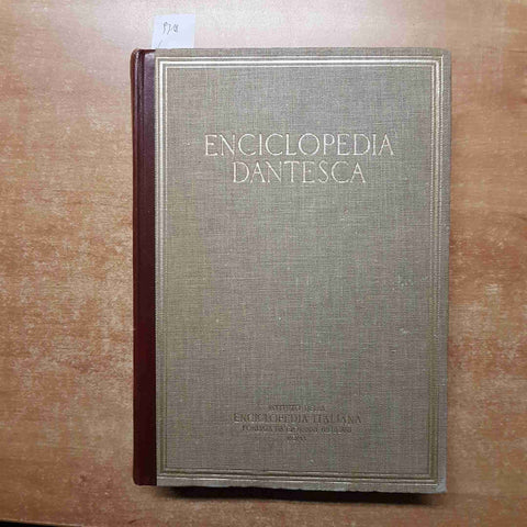 ENCICLOPEDIA DANTESCA vol. 2 CIM - FO 1970 TRECCANI dante alighieri