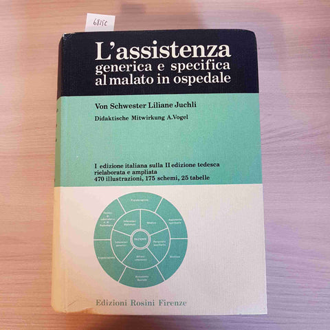 L'ASSISTENZA GENERICA E SPECIFICA AL MALATO IN OSPEDALE - JUCHLI - ROSINI -1978