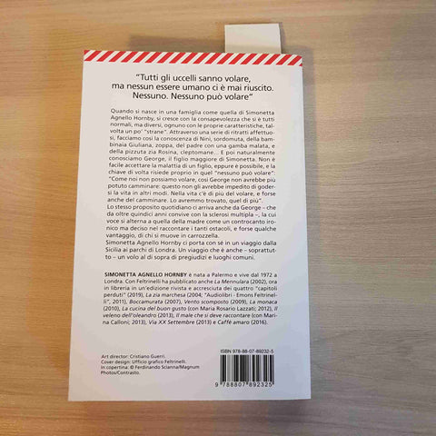 NESSUNO PUO' VOLARE - SIMONETTA AGNELLO HORNBY - FELTRINELLI - 2019