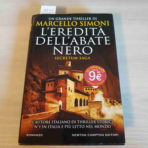 L'EREDITA' DELL'ABATE NERO secretum saga MARCELLO SIMONI NEWTON COMPTON 2017