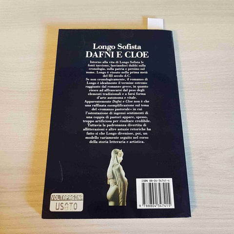 DAFNI E CLOE - LONGO SOFISTA - TESTO GRECO A FRONTE - MONDADORI - 2005