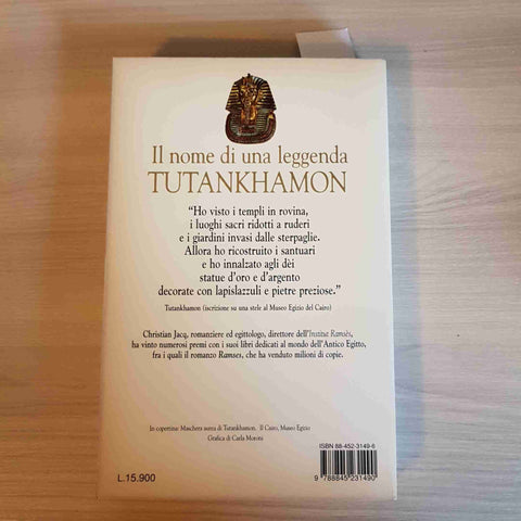 L'AFFARE TUTANKHAMON MEZZO SECOLO DI DRAMMI E PASSIONI - CHRISTIAN JACQ - 1997