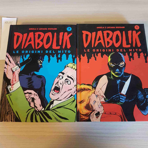 DIABOLIK LE ORIGINI DEL MITO 2 volumi: 1 + 7 GIUSSANI 2008  gazzetta dello sport