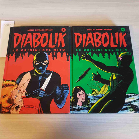 DIABOLIK - LE ORIGINI DEL MITO 2 volumi: 1 + 4  GIUSSANI Gazzetta dello Sport