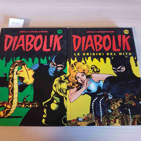 DIABOLIK - LE ORIGINI DEL MITO 2volumi: 9 + 10 GIUSSANI Gazzetta dello Sport