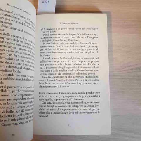 HO SPOSATO UN DEFICIENTE - CARLA SIGNORIS - RIZZOLI - 2008