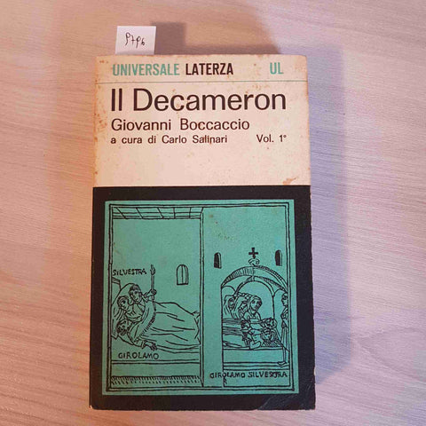 IL DECAMERON VOL. 1 - GIOVANNI BOCCACCIO - LATERZA - 1966