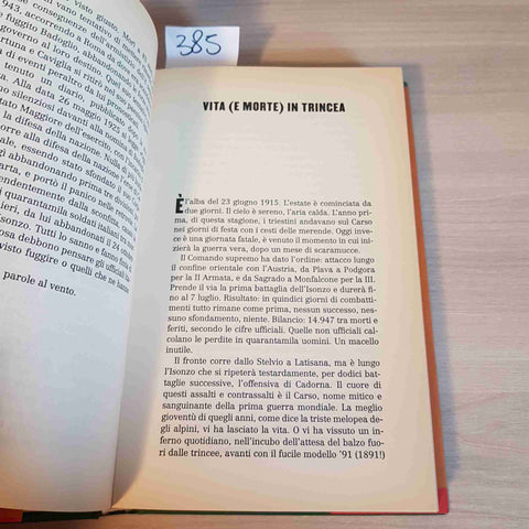 GUERRA ITALIANI IN TRINCEA DA CAPORETTO A SALO' - SILVIO BERTOLDI 1°ed. RIZZOLI