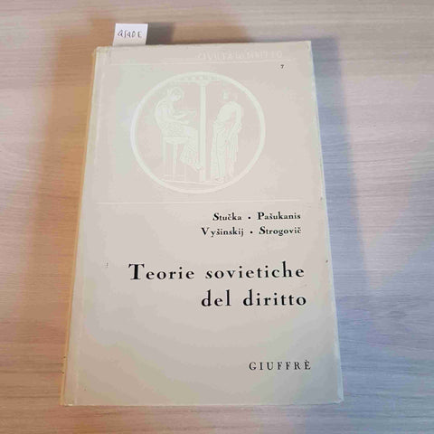 TEORIE SOVIETICHE DEL DIRITTO - UMBERTO CERRONI stucka pasukanis GIUFFRE' 1964