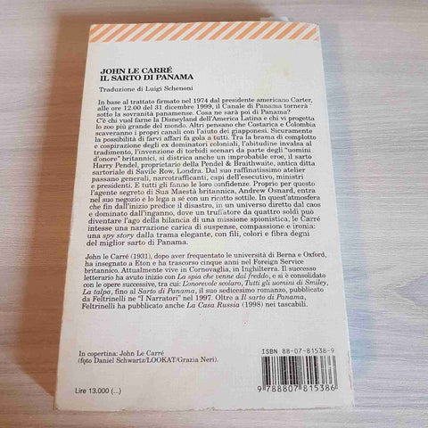 IL SARTO DI PANAMA - JOHN LE CARRE' - FELTRINELLI - 1999