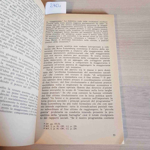 STORIA DEL MARXISMO CONTEMPORANEO IV  luxemburg liebknecht pannekoek FELTRINELLI