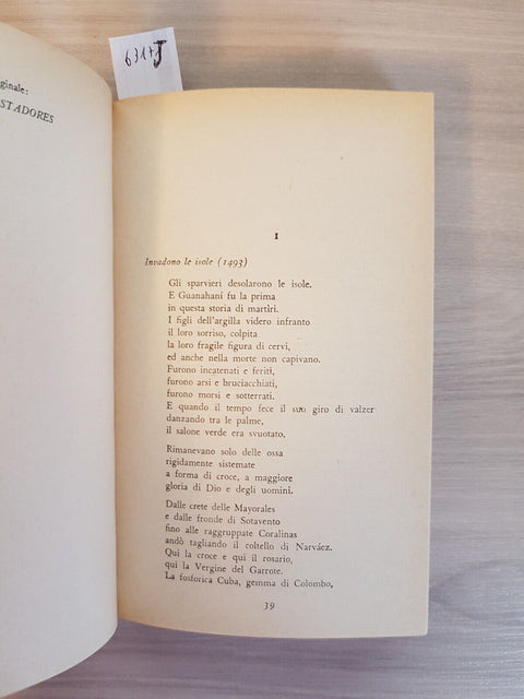 PABLO NERUDA - Canto Generale - I Capolavori Sansoni - 1967 (6317J)