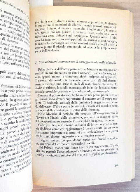 Origine della socialit umana - Chiarelli - 1976 - Vallecchi - ANTROPOLOGIA