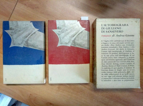 ANDREA GIOVENE - L'AUTOBIOGRAFIA DI GIULIANO DI SANSEVERO 1966 RIZZOLI 1ED.156