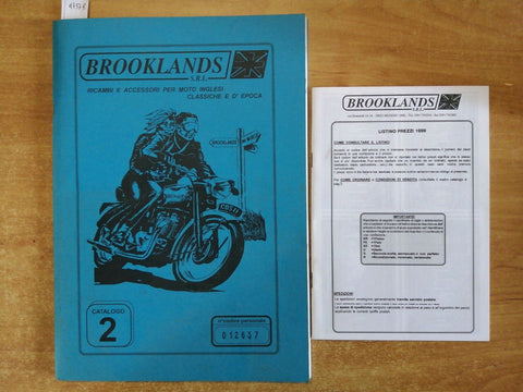 BROOKLANDS ricambi e accessori per moto inglesi classiche e epoca + CODICI(