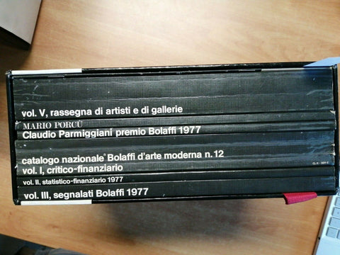 CATALOGO NAZIONALE BOLAFFI D'ARTE MODERNA N. 12 - COFANETTO + 6 VOLUMI (47