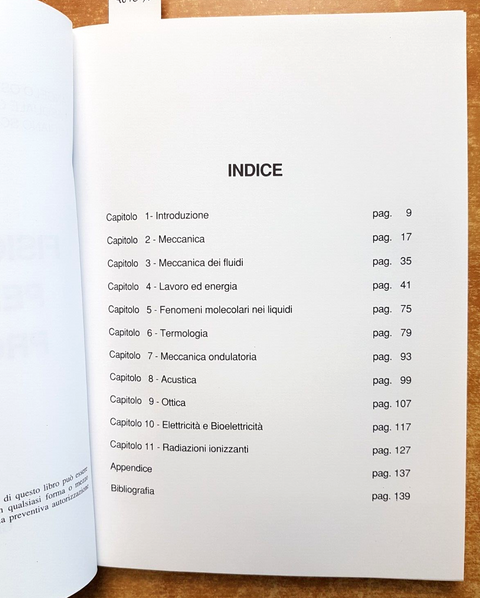 FISICA E BIOFISICA per infermieri professionali 1993 Ostinelli - IUCULANO (