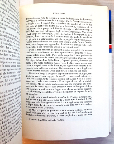 MEMORIE DELLA SPERANZA il rinnovamento - CHARLES DE GAULLE 1970 RIZZOLI (20