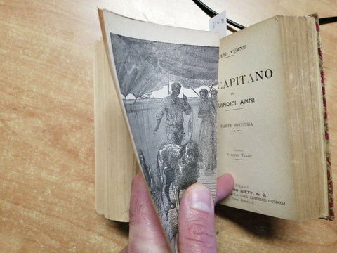 GIULIO VERNE - UN CAPITANO DI QUINDICI ANNI - BIETTI - 4 PARTI COMPLETO (37
