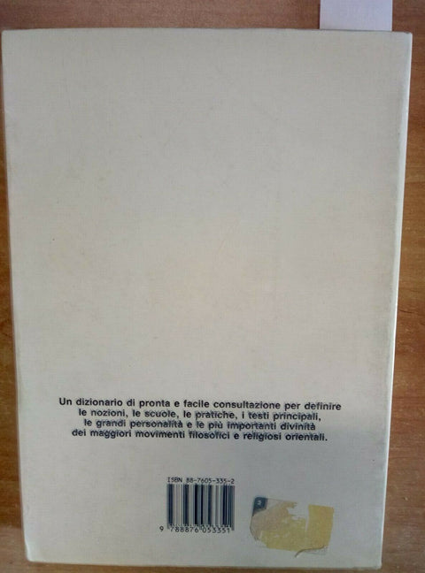 PICCOLO DIZIONARIO DELLA SPIRITUALITA' ORIENTALE - CREPON - 1987 GREMESE (