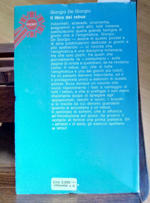 IL LIBRO DEI REBUS - GIORGIO DE GIORGIO - 1976 - LONGANESI - (3288)