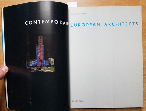 CONTEMPORARY EUROPEAN ARCHITECTS - vol. 1 TASCHEN english/deutsch/francais(