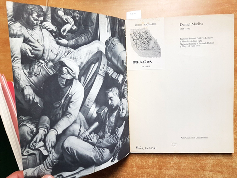 DANIEL MACLISE 1806-1870 Arts Council of Great Britain 1972 CATALOGO MOSTRA