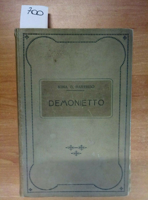 NINA G. BARENGO - DEMONIETTO 1921 VALLARDI (700)