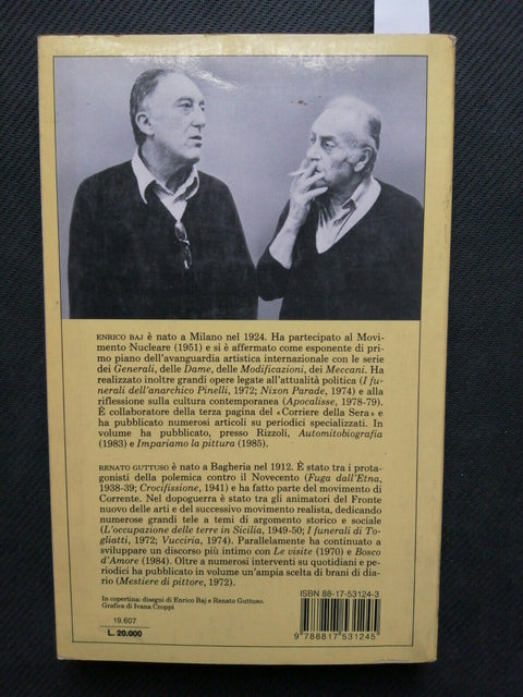 ENRICO BAJ, RENATO GUTTUSO: FANTASIA E REALTË - 1987 - RIZZOLI - 1ED. (396