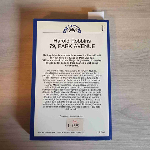 79, PARK AVENUE - HAROLD ROBBINS - BOMPIANI - 1988