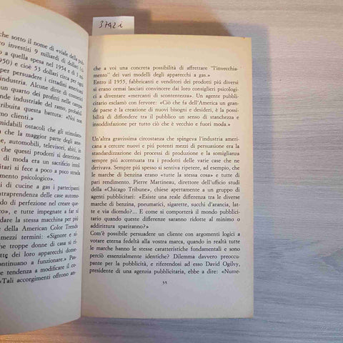 I PERSUASORI OCCULTI - VANCE PACKARD - IL SAGGATORE 1983 persuasione psicologia