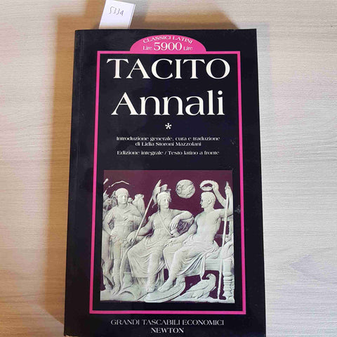 ANNALI 1 - TACITO - NEWTON - 1995 testo latino a fronte