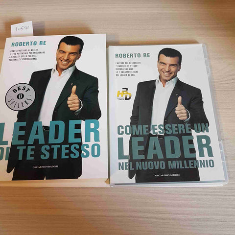 LEADER DI TE STESSO + DVD psicologia motivazionale - ROBERTO RE 2010 MONDADORI