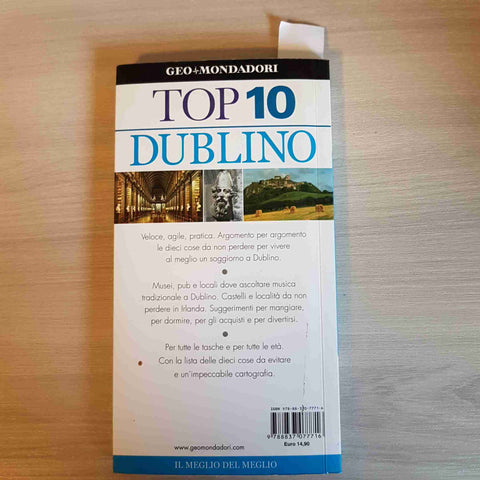 TOP 10 DUBLINO CON MAPPA estraibile - PHILLIMORE, SANGER - MONDADORI - 2005