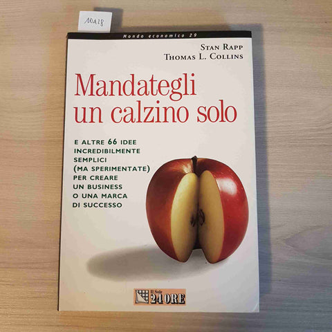 MANDATEGLI UN CALZINO SOLO - RAPP, COLLINS - IL SOLE 24 ORE - 1999 marketing