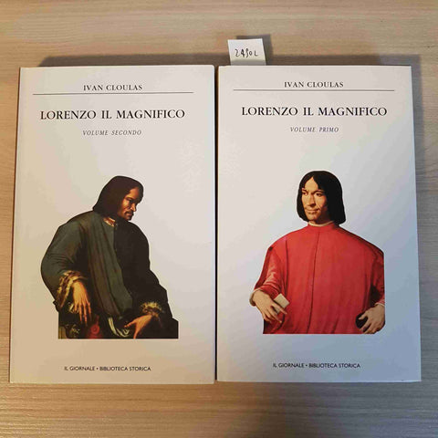 LORENZO IL MAGNIFICO VOLUME 1 + 2 completo IVAN CLOULAS - IL GIORNALE - 1986