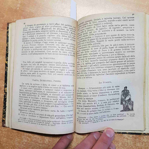 IL SECONDO LIBRO DEI FANCIULLETTI letture graduate 2° CLASSE ELEMENTARE 1882