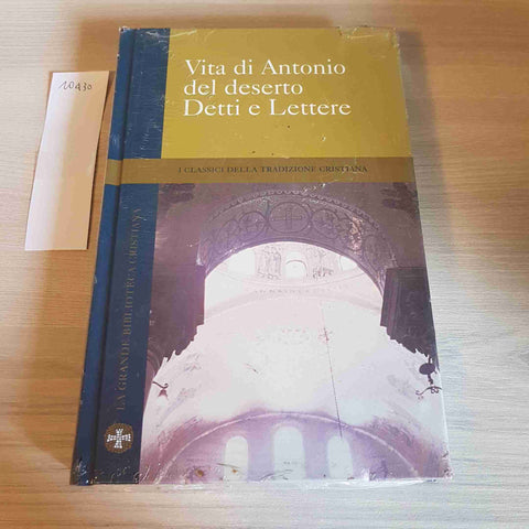 VITA DI ANTONIO DEL DESERTO DETTI E LETTERE  - FAMIGLIA CRISTIANA