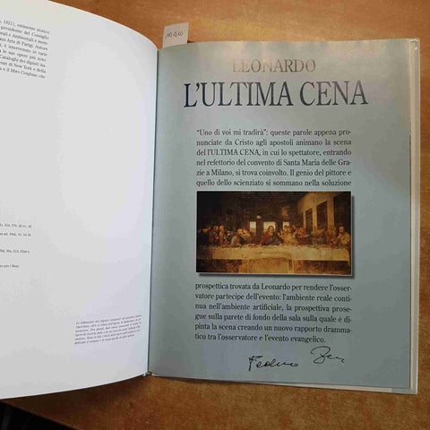 CENTO DIPINTI LEONARDO L'ULTIMA CENA 1998 RIZZOLI