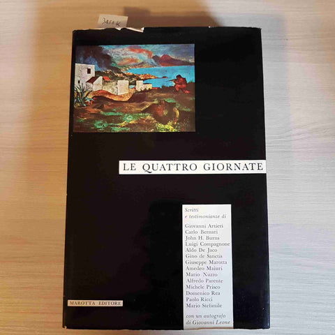 LE QUATTRO GIORNATE resistenza storia d'italia occupazione 1963 MAROTTA EDITORE