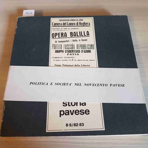 ANNALI DI STORIA PAVESE 8 9 / 82 83 guderzo balilla zavattarello broni stradella