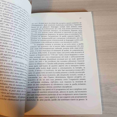 I CORSI PER LAVORATORI: RECUPERO O SPERIMENTAZIONE SCOLASTICA? - RENATO PORRO