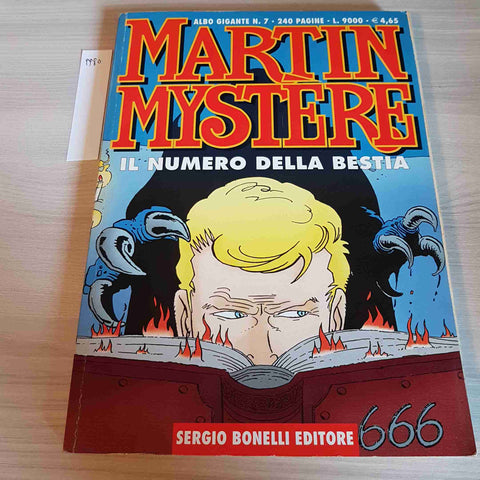 IL NUMERO DELLA BESTIA 7 - MARTIN MYSTERE - SERGIO BONELLI - 2001