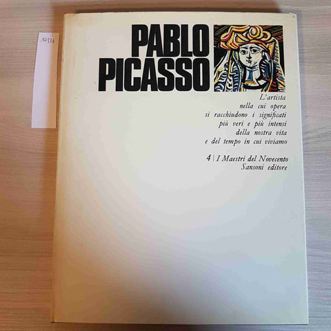 PABLO PICASSO 4 - I MAESTRI DEL NOVECENTO - SANSONI - 1977