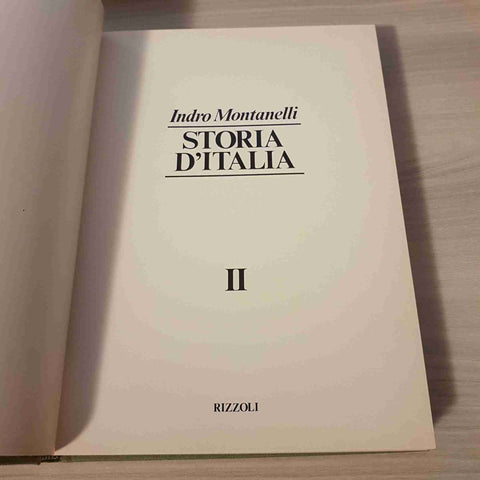 STORIA D'ITALIA II - IL BASSO MEDIOEVO E L'ETA' COMUNALE-MONTANELLI - RIZZOLI