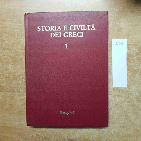 STORIA E CIVILTA' DEI GRECI 2 ORIGINI E SVILUPPO DELLA CITTA' medioev BOMPIANI