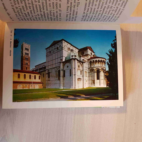 LUCCA GUIDA DELLA CITTA' - XX TAVOLE A COLORI CON PIANTA MONUMENTALE - 1972