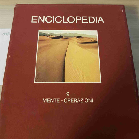 MENTE OPERAZIONI 9 - ENCICLOPEDIA - EINAUDI - 1980