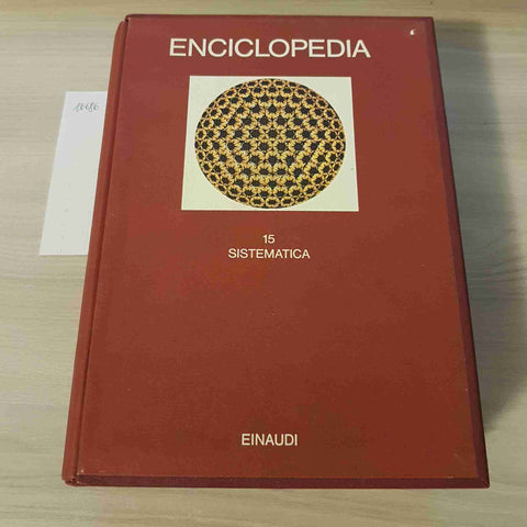 SISTEMATICA 15 - ENCICLOPEDIA - EINAUDI - 1982