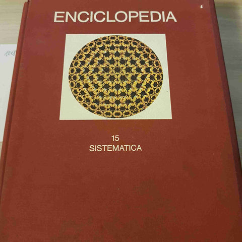 SISTEMATICA 15 - ENCICLOPEDIA - EINAUDI - 1982